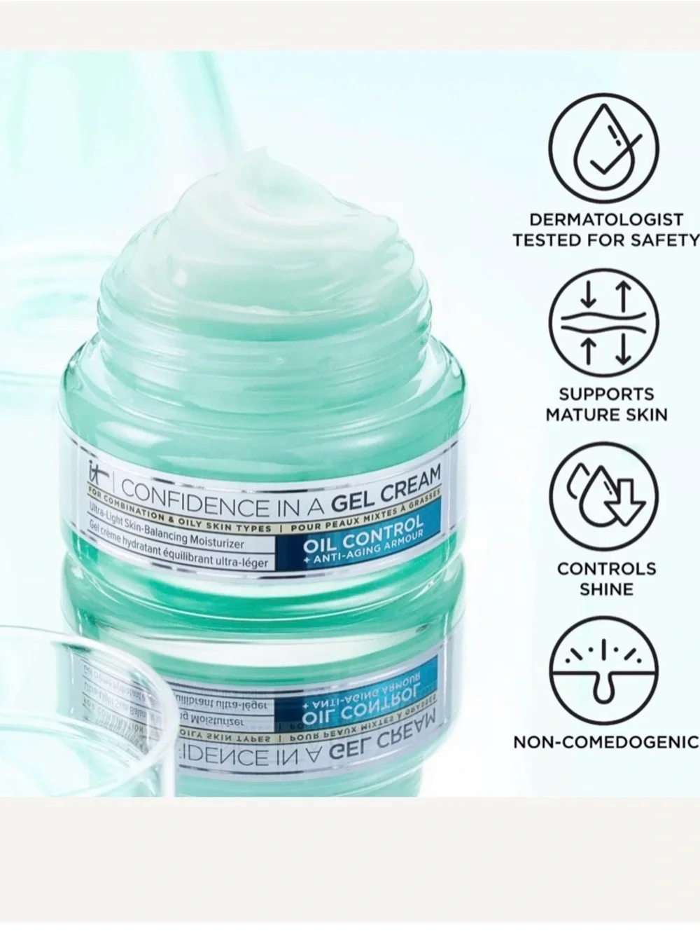 NIB It Cosmetics CONFIDENCE IN A GEL CREAM 60 ml